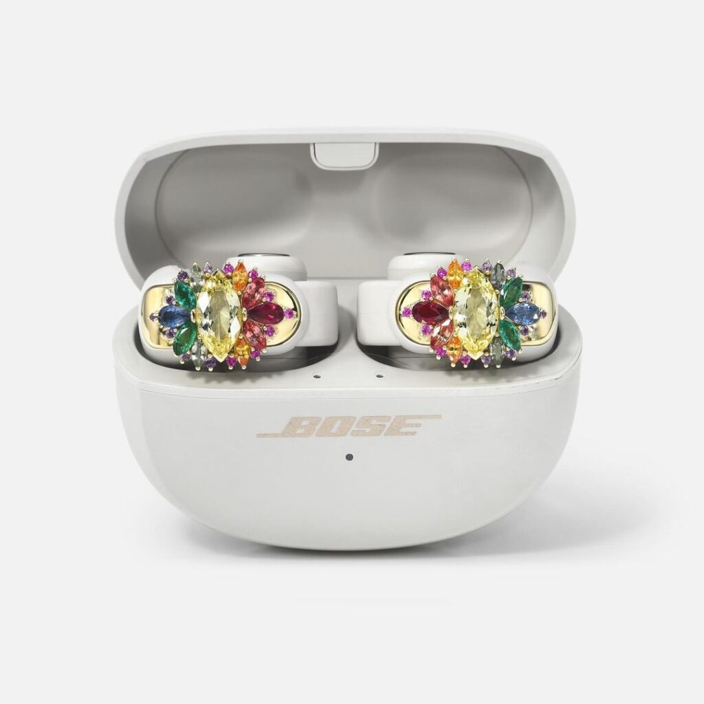 bejewelled bose earphones